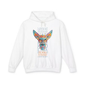 Sudadera con Gráfico Vibrante del Perro Peruano