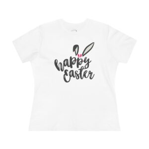 Polo Mujer Happy Easter – Camiseta Primavera Algodón Ligero