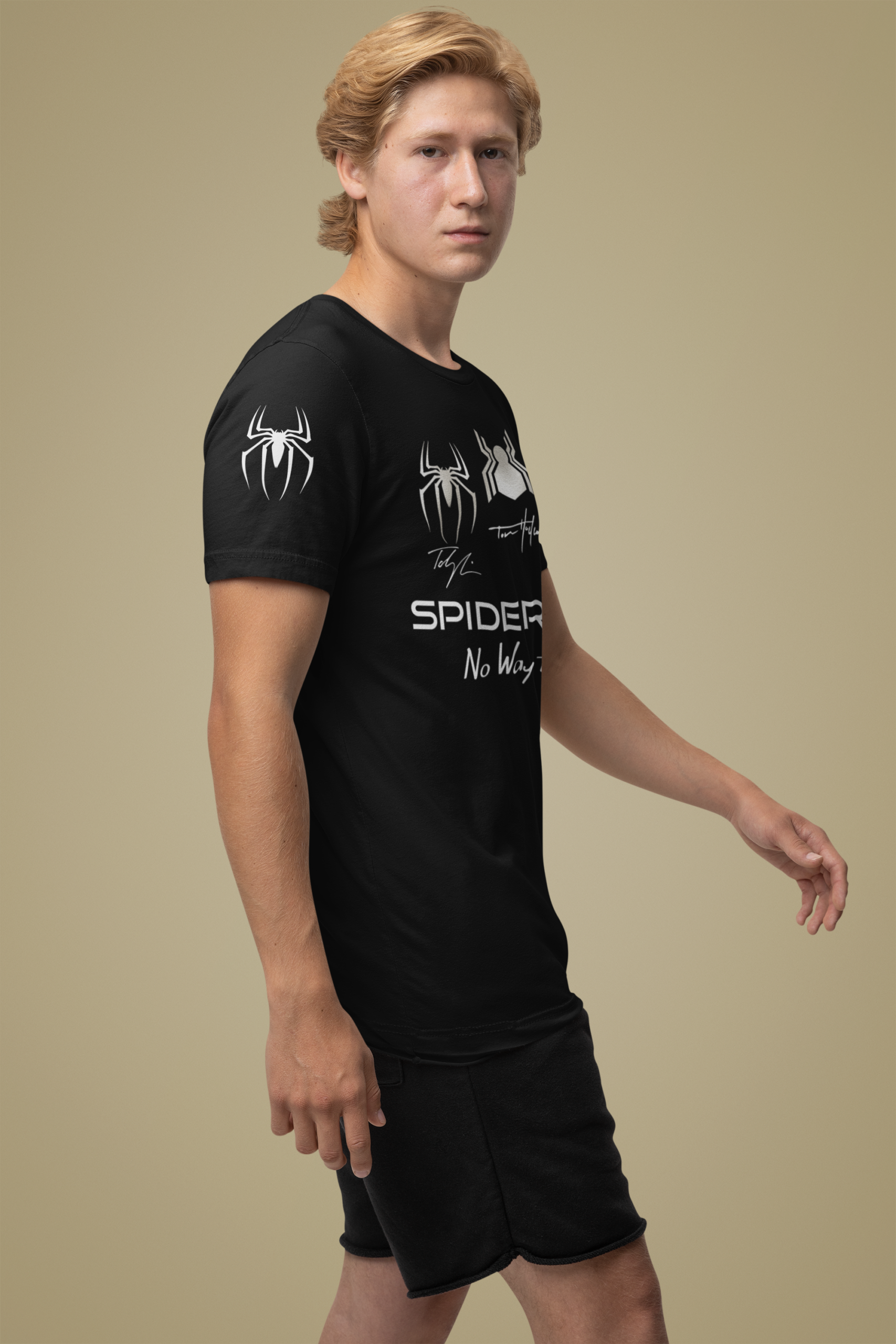 Camiseta Oversize con Gráfico de Araña – Polo de Algodón Pesado con Estampado Frontal y Trasero - Imagen 5