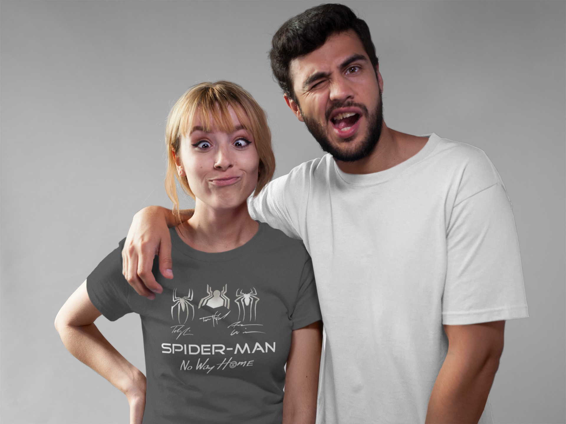 Camiseta Oversize con Gráfico de Araña – Polo de Algodón Pesado con Estampado Frontal y Trasero - Imagen 8
