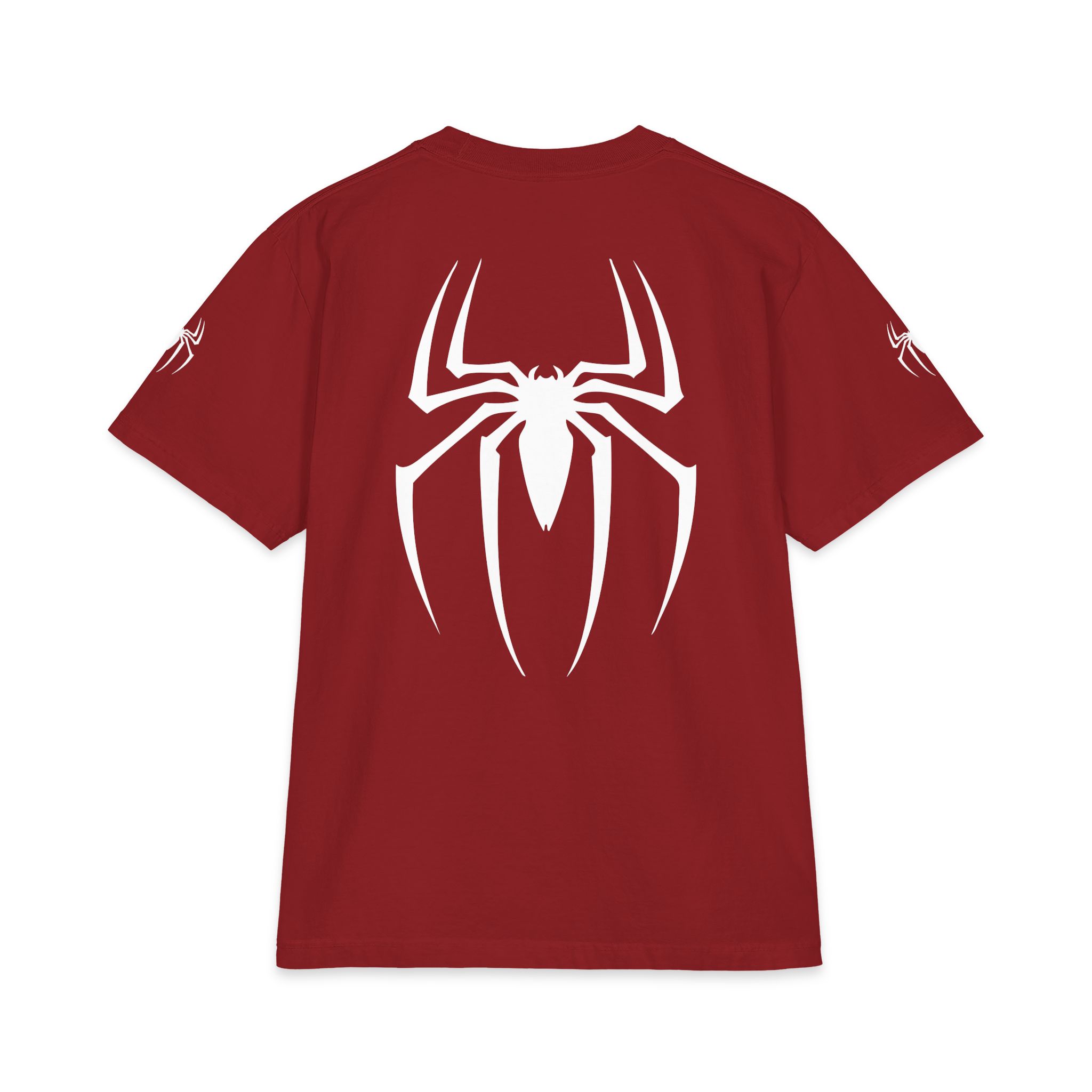 Camiseta Oversize con Gráfico de Araña – Polo de Algodón Pesado con Estampado Frontal y Trasero - Imagen 15