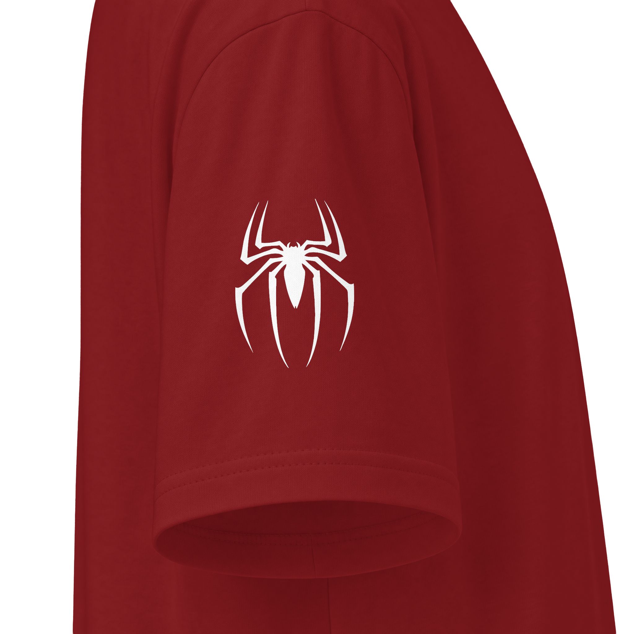 Camiseta Oversize con Gráfico de Araña – Polo de Algodón Pesado con Estampado Frontal y Trasero - Imagen 14